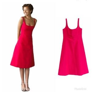 J. Crew Fuchsia Whitney Silk Taffeta Cocktail Dress
